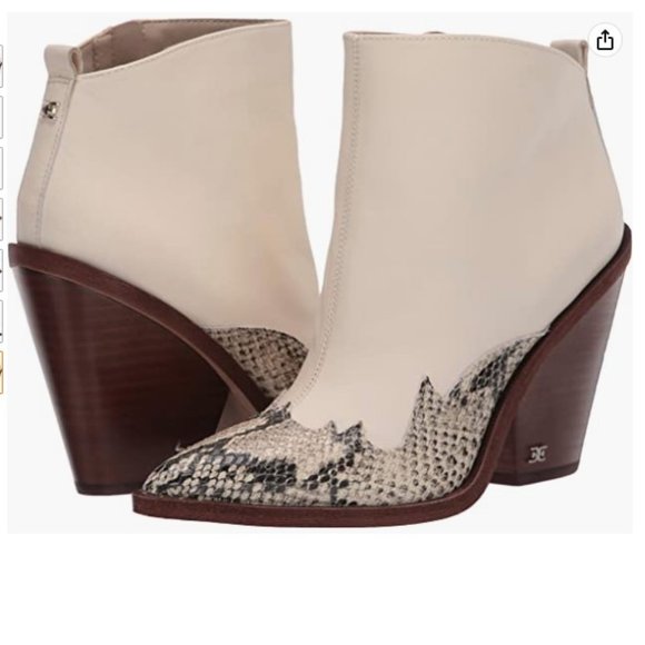 Sam Edelman Ilah Western Ankle Boots Booties - Size 9 - Picture 1 of 9